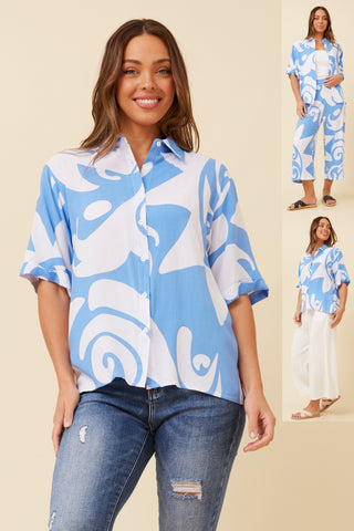 Joanne Shirt Skylight blue