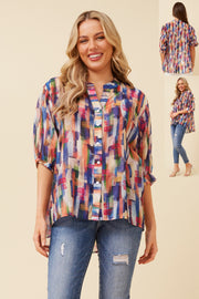 Mellisa Shirt Multi/Blue