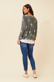 Lydia Top Multi Green