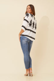 Diva Shirt Black/White