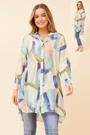 Bryce Shirt Multi pastel Colours