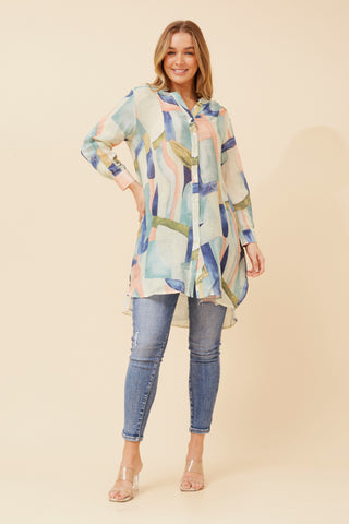 Bryce Shirt Multi pastel Colours
