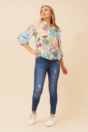 Paula Shirt Multi/Green