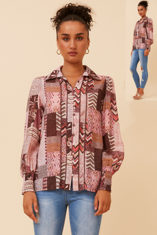 Lilly Shirt Burgundy