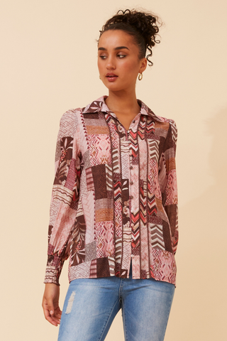 Lilly Shirt Burgundy