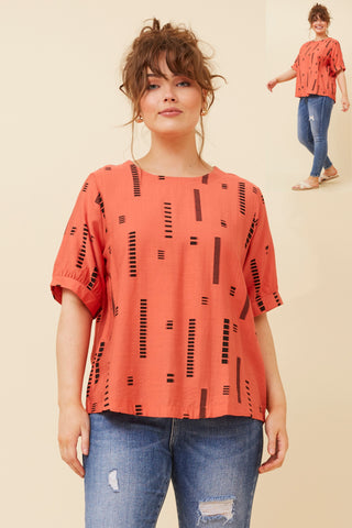 Romy Top Rust