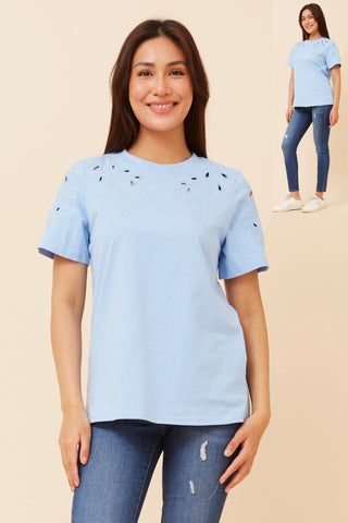 Quinn T-Shirt Blue
