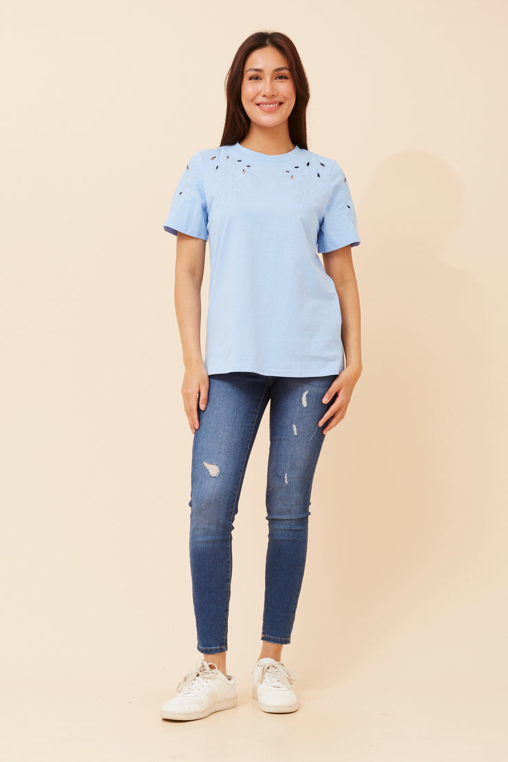 Quinn T-Shirt Blue