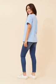 Quinn T-Shirt Blue