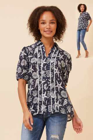 Teegan Shirt Navy