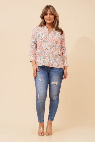 Angie Shirt Multi Pink