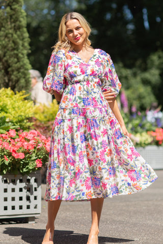 Holly Dress Pink Floral