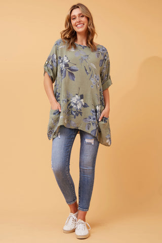Cia Floral Tunic top